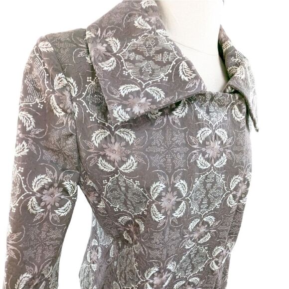 Talbots rich 100% cotton brocade double breasted size 10 petite - Picture 5 of 16